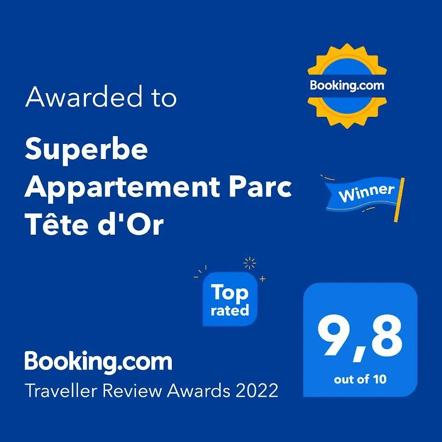 Lyon Superbe Appartement Parc Tete D'Or 95 M2 Clim Parking Apartment